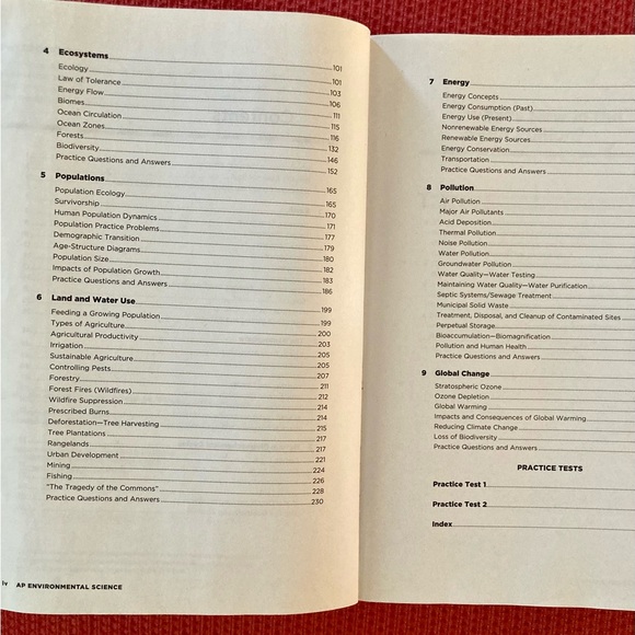 Barron’s AP Environmental Science Premium Test Prep Book - Picture 9 of 9
